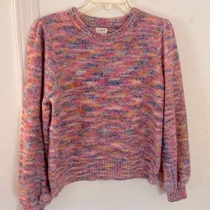 Pink j crew sweater